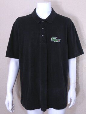 LACOSTE Size 9 BLACK Multicolor BIG CROC 4XL XXXXL BIG & TALL Mens CROCODILE SS